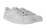 Sneaker in coccodrillo caimano bianco Dolce & Gabbana-EU44/US11