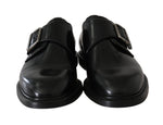 Scarpe formali Monkstrap in pelle nera Dolce & Gabbana-EU44/US11