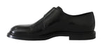 Scarpe formali Monkstrap in pelle nera Dolce & Gabbana-EU44/US11