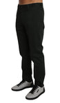 Pantaloni formali in cotone grigio Dolce & Gabbana-IT48 - M