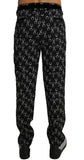 Pantaloni WESTERN SICILYNI in lana nera Dolce & Gabbana-IT56 - 3XL