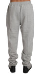 Pantaloni tuta in cotone grigio Billionaire Italian Couture-L