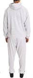 Pantaloni tuta in cotone bianco Billionaire Italian Couture-XL