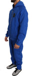 Pantaloni tuta in cotone blu Billionaire Italian Couture-XL