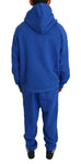 Pantaloni tuta in cotone blu Billionaire Italian Couture-L