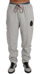 Pantaloni tuta in cotone grigio Billionaire Italian Couture-L