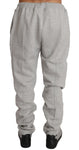 Pantaloni tuta in cotone grigio Billionaire Italian Couture-L