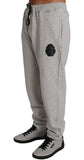 Pantaloni tuta in cotone grigio Billionaire Italian Couture-L