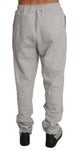 Pantaloni tuta in cotone grigio Billionaire Italian Couture-L