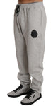 Pantaloni tuta in cotone grigio Billionaire Italian Couture-L