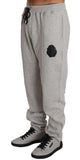 Pantaloni tuta in cotone grigio Billionaire Italian Couture-L