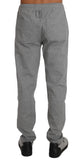 Pantaloni tuta in cotone grigio Billionaire Italian Couture-IT48 - M