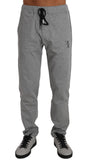 Pantaloni tuta in cotone grigio Billionaire Italian Couture-IT52 - L