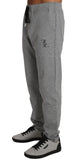 Pantaloni tuta in cotone grigio Billionaire Italian Couture-IT52 - L