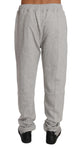 Pantaloni tuta in cotone grigio Billionaire Italian Couture-XL