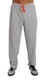 Pantaloni tuta in cotone grigio Billionaire Italian Couture-XXL