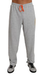 Pantaloni tuta in cotone grigio Billionaire Italian Couture-XL