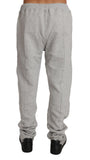 Pantaloni tuta in cotone grigio Billionaire Italian Couture-M