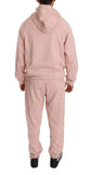 Pantaloni tuta in cotone rosa Billionaire Italian Couture-L