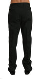 Pantaloni formali in abito in cotone grigio Dolce & Gabbana-IT56 - 3XL