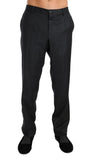 Pantaloni formali fantasia cotone grigio Dolce & Gabbana-IT54 - XXL