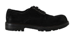 Scarpe da derby in pelle nere Dolce & Gabbana-EU42/US9