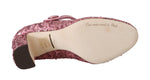 Scarpe Mary Janes con paillettes rosa Dolce & Gabbana-EU36.5/US6