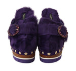 Sabot in cristallo viola Xiangao Dolce & Gabbana-EU39/US8.5