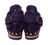 Sabot in cristallo viola Xiangao Dolce & Gabbana-EU39/US8.5