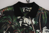 T-Shirt a manica corta Volcano Sicily nera Dolce & Gabbana-IT44 - XS