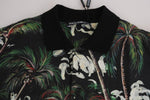 T-Shirt a manica corta Volcano Sicily nera Dolce & Gabbana-IT46 - S