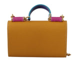 Borsa Sicily VON in pelle rosa arancio Dolce & Gabbana - Colore arancione