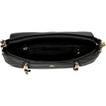 Borsa a tracolla Michael Kors Evie in pelle nera convertibile - nero