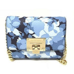 Pochette piccola Michael Kors Tina e tracolla - Colore blu