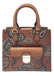 Borsa a tracolla Paisley Michael Kors Bridgette - Colore marrone