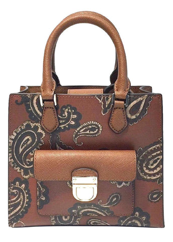 Borsa a tracolla Paisley Michael Kors Bridgette - Colore marrone