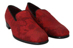 Mocassini eleganti jacquard rossi vestono scarpe eleganti-D&G-EU39 / US6