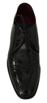 Scarpe Derby in pelle verniciata nera formale - D&G - EU44 / US11