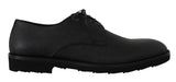 Scarpe da cerimonia in pelle nera con vestito derby - D&G - EU45 / US12