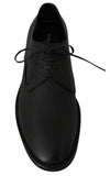 Scarpe da cerimonia in pelle nera con vestito derby - D&G - EU45 / US12