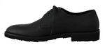 Scarpe eleganti vestito derby in pelle nero - D&G - EU41 / US8