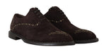 Scarpe derby Marsala in camoscio marrone - Dolce & Gabbana - EU43 / US10