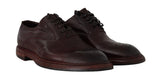 Scarpe derby Marsala in pelle bordeaux - Dolce & Gabbana - EU39 / US6