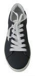 Sneakers uomo casual in pelle con logo grigio - D&G - EU39 / US6