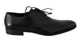 Scarpe eleganti vestito derby in pelle nera - D&G - EU43 / US10