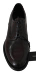 Scarpe Derby Sangria in pelle bordeaux - Dolce & Gabbana - EU44 / US11