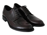 Scarpe Derby Sangria in pelle bordeaux - Dolce & Gabbana - EU44 / US11