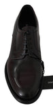 Scarpe derby sangria in pelle bordeaux - D&G - EU44.5 / US11.5