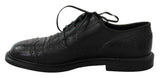 Scarpe eleganti vestito derby brogue in pelle nere - D&G - EU40 / US7