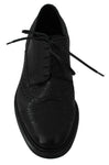 Scarpe eleganti vestito derby brogue in pelle nere - D&G - EU40 / US7